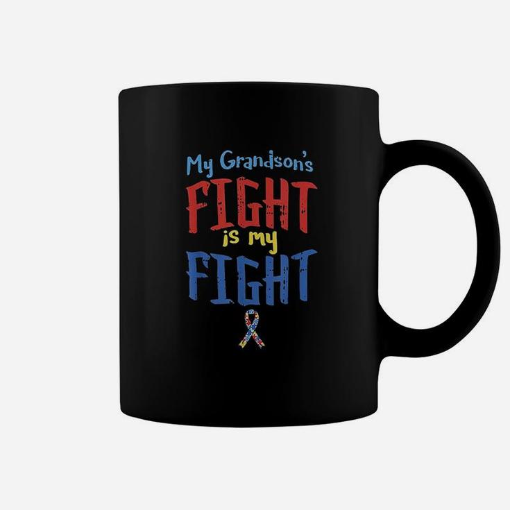 My Grandson's Fight Is My Fight Coffee Mug