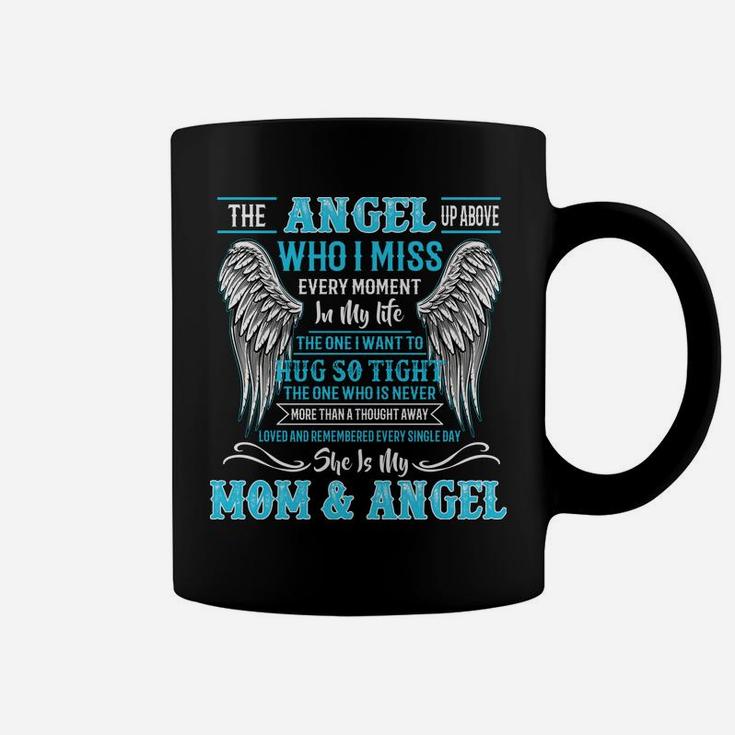 My Mom Is Guardian Angel-For Daughter Son Lost Mom In Heaven Coffee Mug