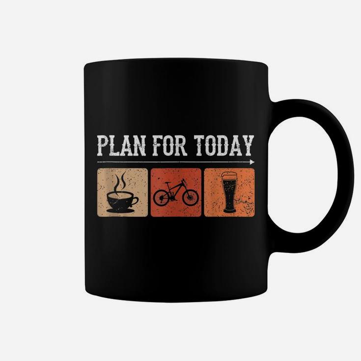 My Plan For Today Coffee Bike Beer For Vintage Cycling Biker Coffee Mug