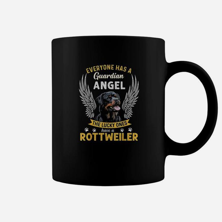 My Rottweiler Is A Guardian Gift Who Loves Pets Coffee Mug