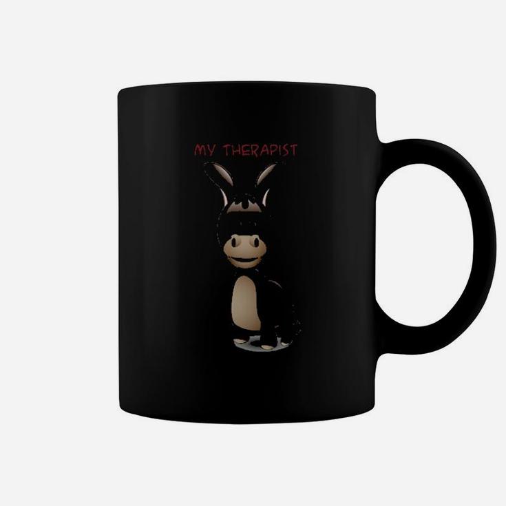 My Therapist The Donkey By Brayberry Design Coffee Mug