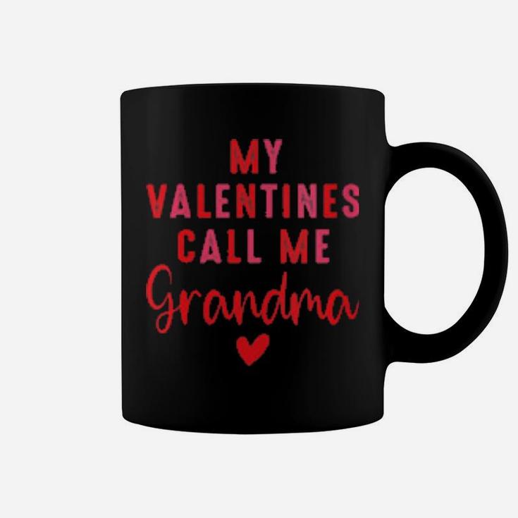My Valentines Call Me Grandma Cute Valentine's Day Love Coffee Mug