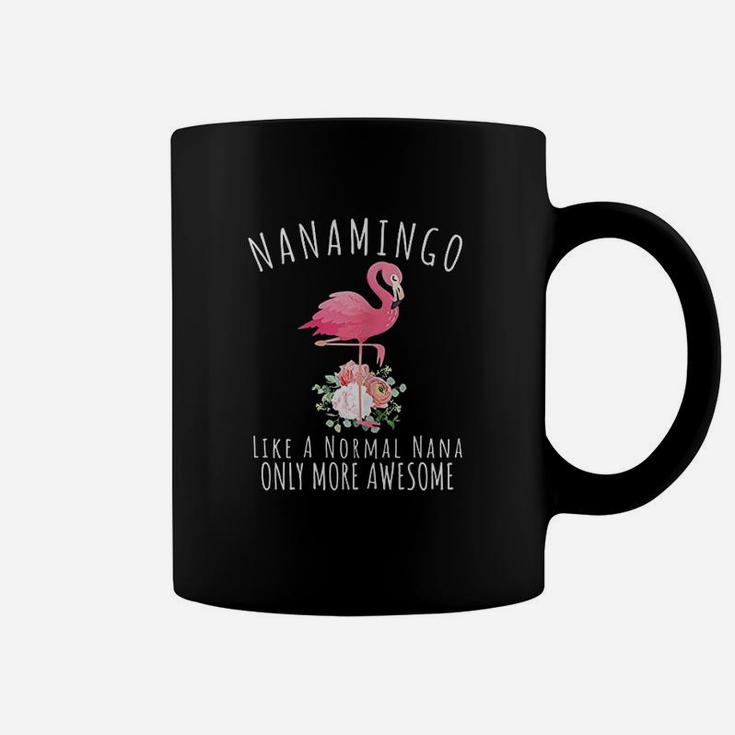 Nanamingo Like An Nana Only Awesome Floral Flamingo Coffee Mug