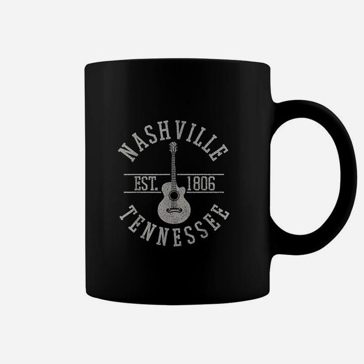 Nashville Tennessee Country Music City Guitar Player Coffee Mug