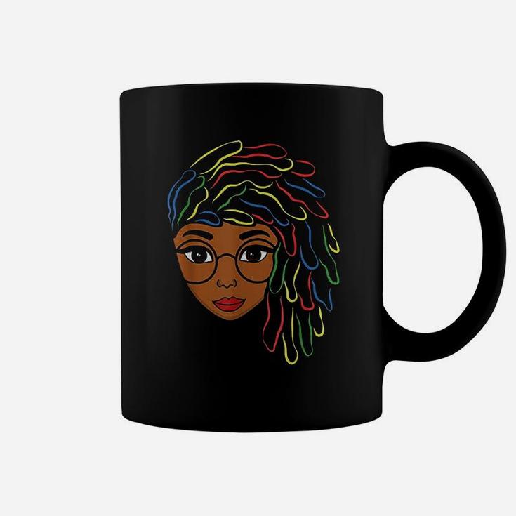 Natural Hair Strong Black Women Beautiful Afro Gift Female Coffee Mug