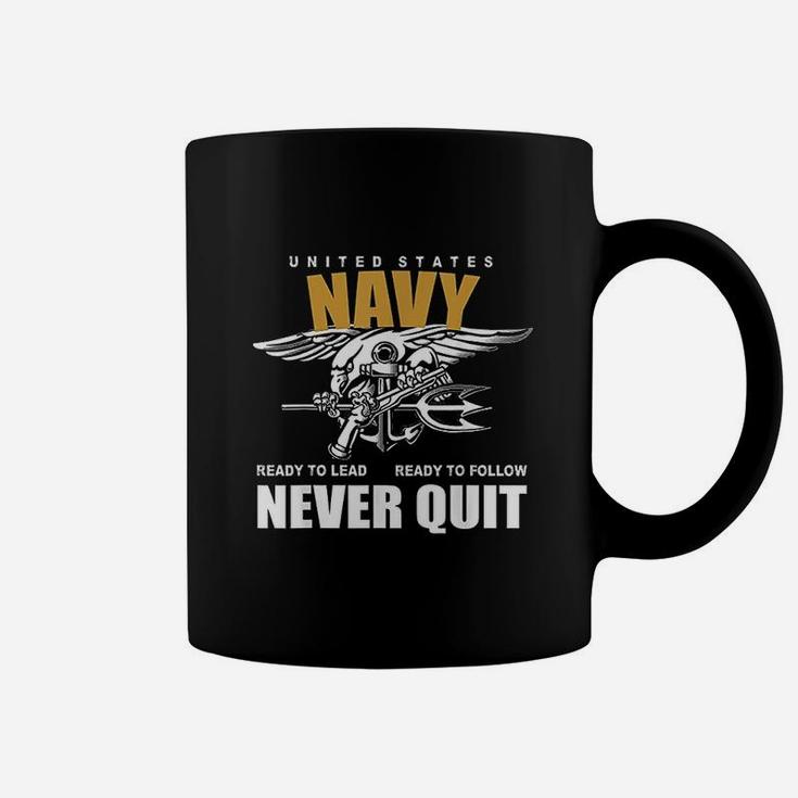 Navy Never Quit Proud Seals Team Coffee Mug