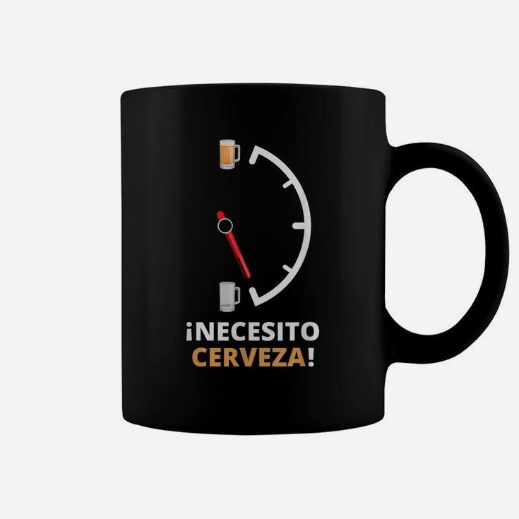 Necesito Cerveza Funny Beer Saying For Drinking Beer Coffee Mug