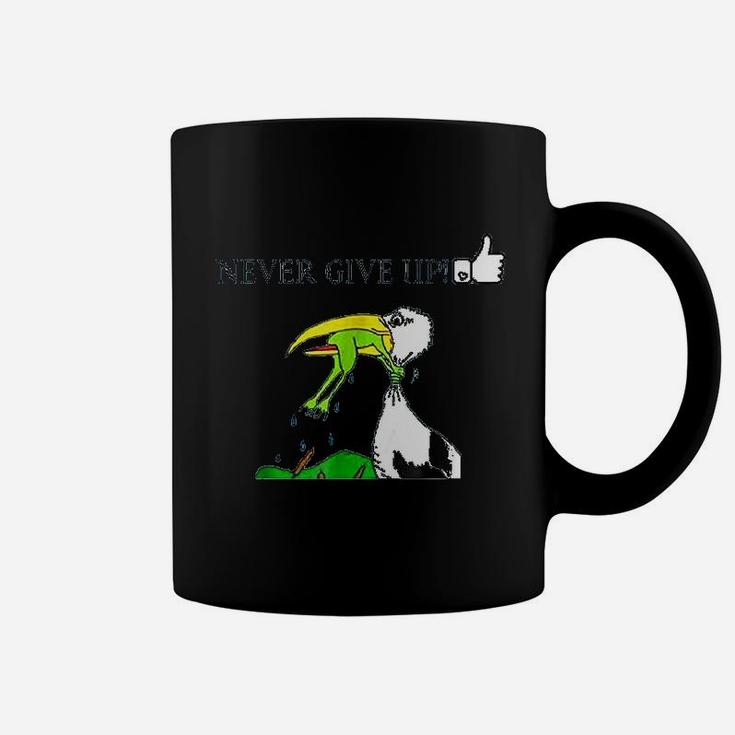 Never Ever Give Up Motivational,Inspirational Coffee Mug