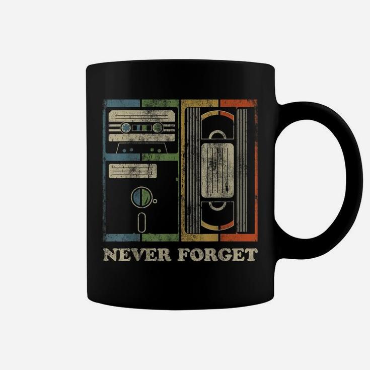 Never Forget Retro Vintage Cool 80S 90S Funny Geeky Nerdy Coffee Mug
