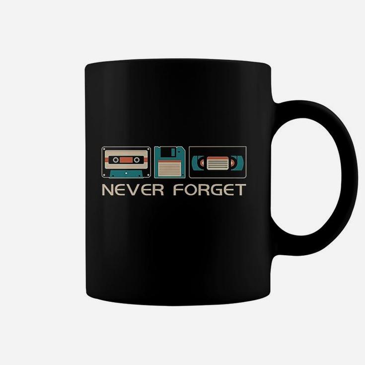Never Forget Sarcastic Gift Music Funny Retro Day Coffee Mug