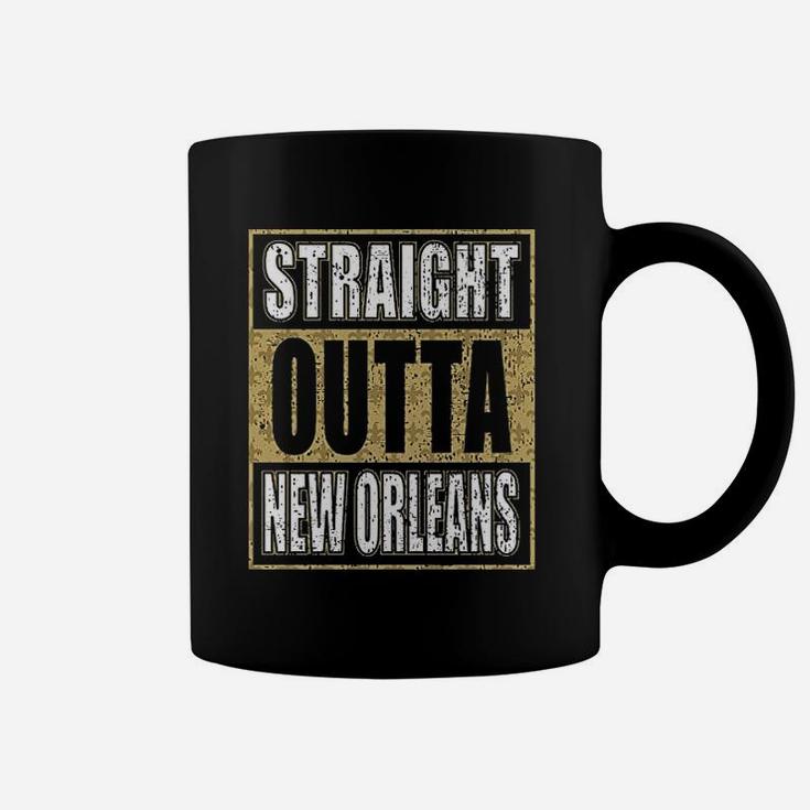 New Orleans Football Fans  Straight Outta New Orleans Coffee Mug