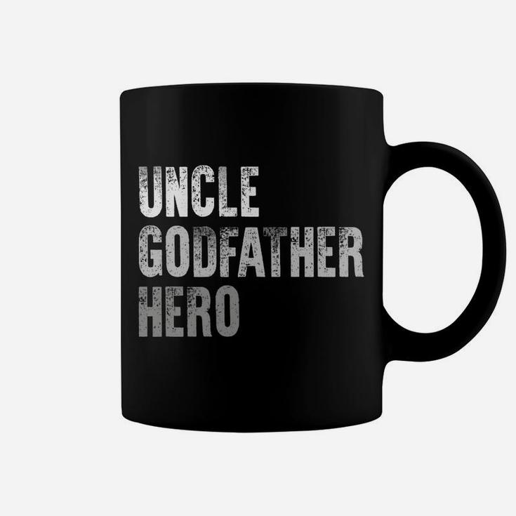 New Uncle Godfather Hero Christmas Birthday Gift Brother Men Coffee Mug