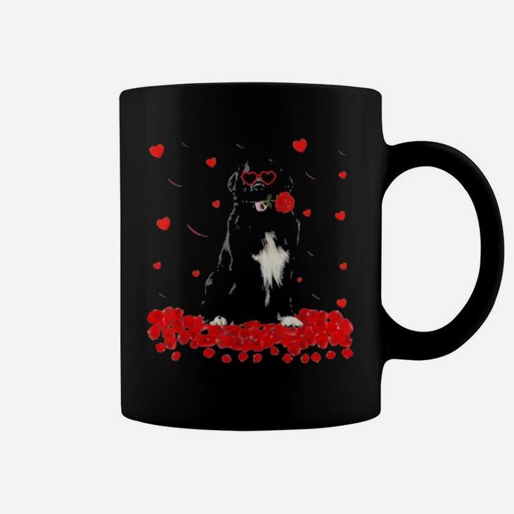 Newfoundland Dog Valentines Day Coffee Mug