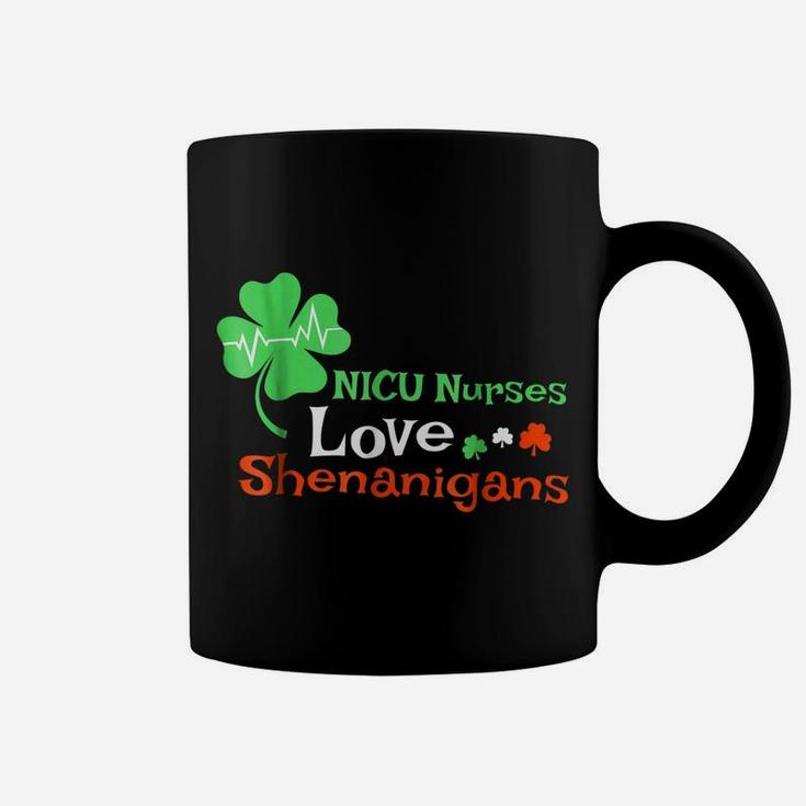 Nicu Nurses Shenanigans St Patrick Day Emergency Room Shirt Coffee Mug