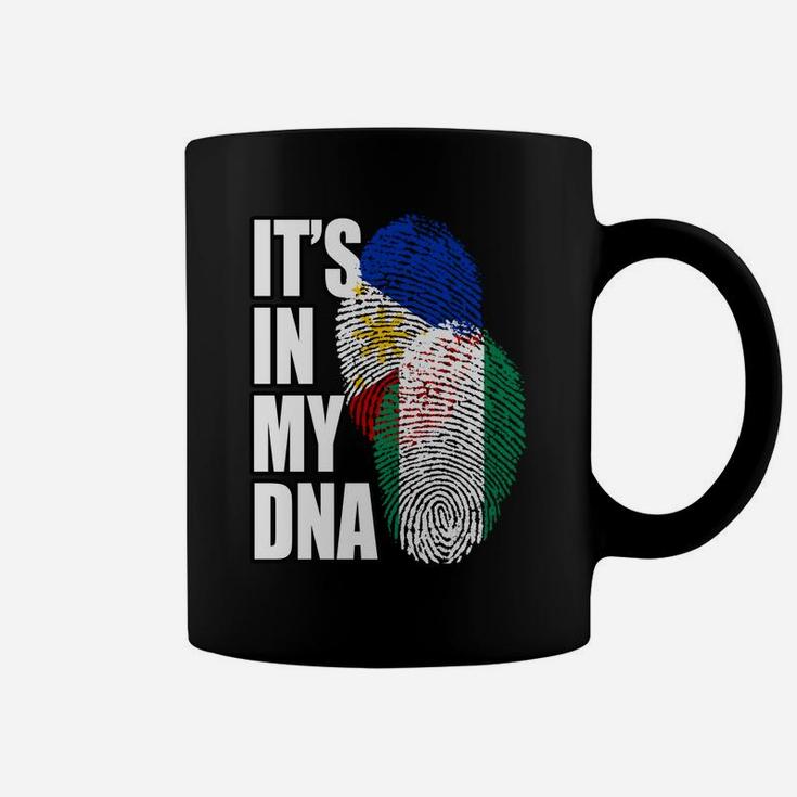Nigerian And Filipino Dna Mix Flag Heritage Sweatshirt Coffee Mug