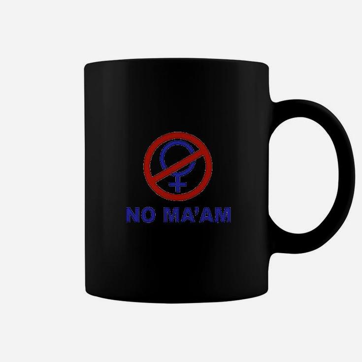 No Maam Adjustable Trucker Hat Mesh Coffee Mug