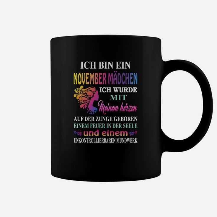 November Mädchen Tassen, Feuer & Temperament, Lustiges Damen Tee