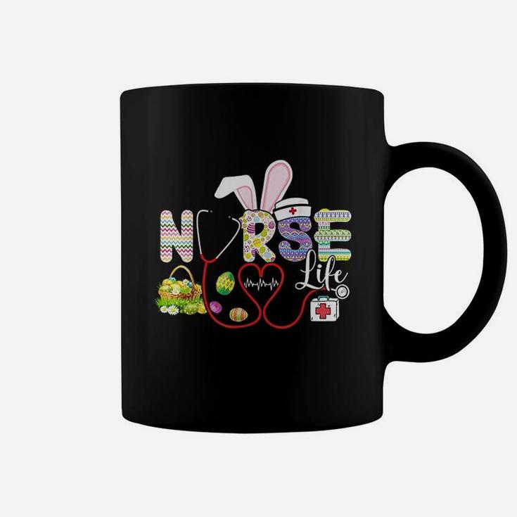 Nurse Bunny Easter Eggs Ears Love Nursing Coffee Mug