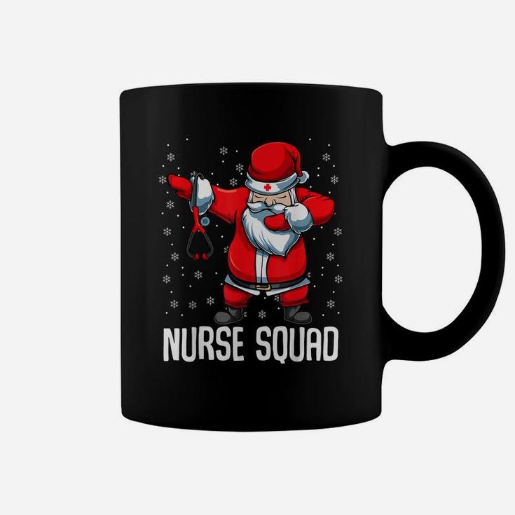Nurse Squad Santa Dancing Christmas Nursing Job Emergency Coffee Mug