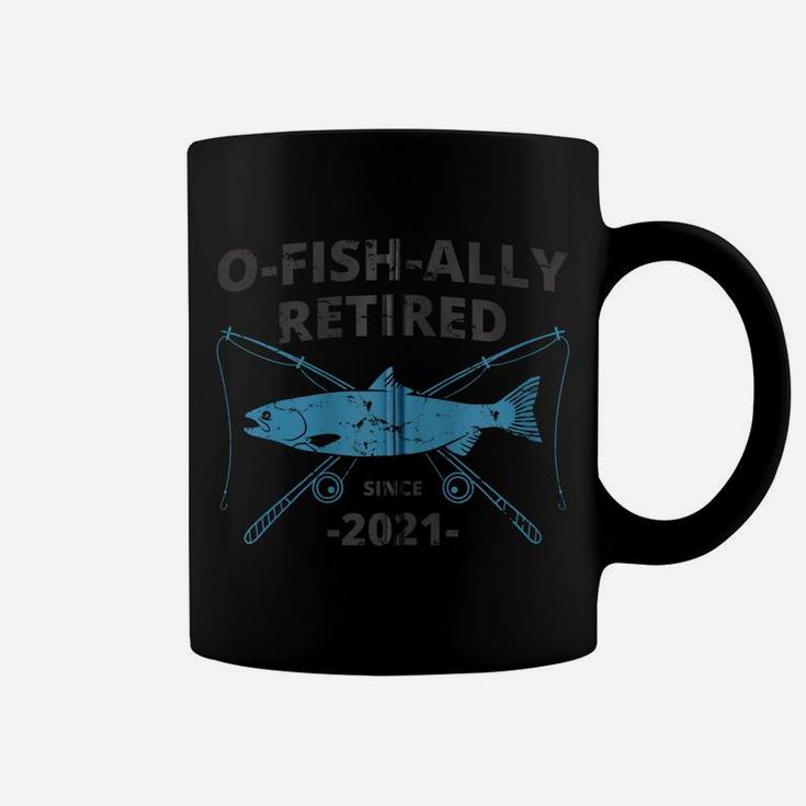 O-Fish-Ally Retired Fishing Gifts Zip Hoodie Coffee Mug