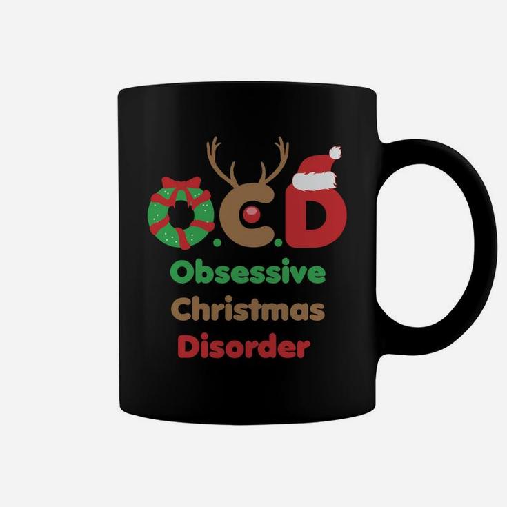 Ocd Obsessive Christmas Disorder Awareness Party Xmas Coffee Mug