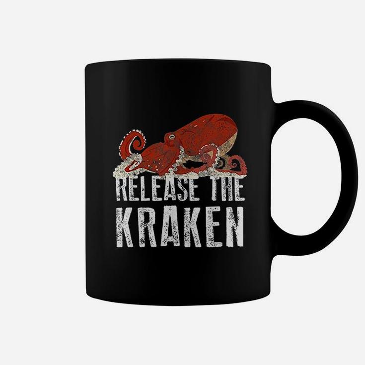 Octopus Release The Kraken Coffee Mug