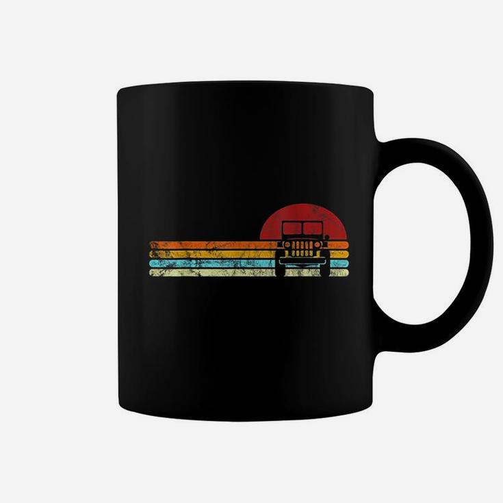 Off Road 4X4 Vintage Retro 70S Sunset Off Road Gift Coffee Mug