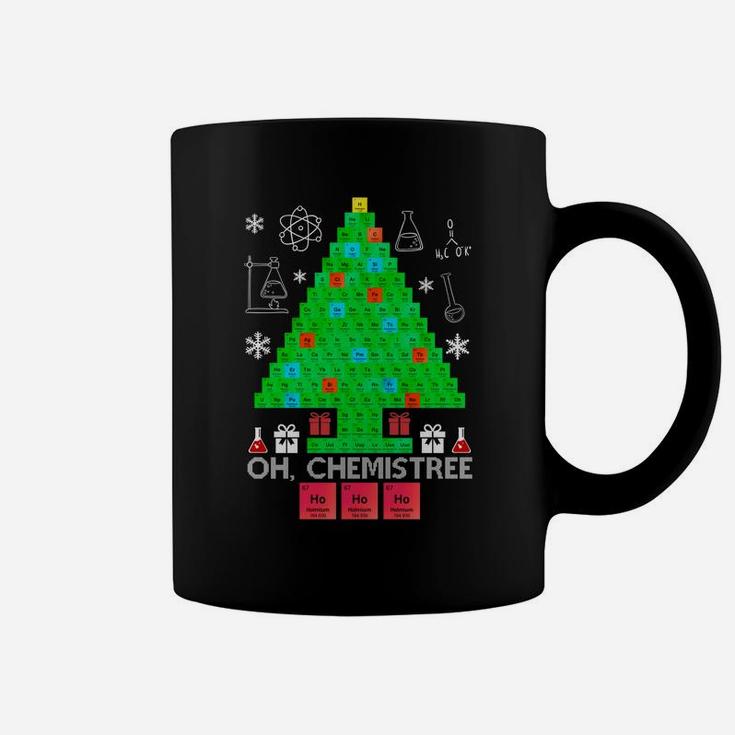 Oh Chemist Tree Chemistree Funny Science Chemistry Christmas Sweatshirt Coffee Mug