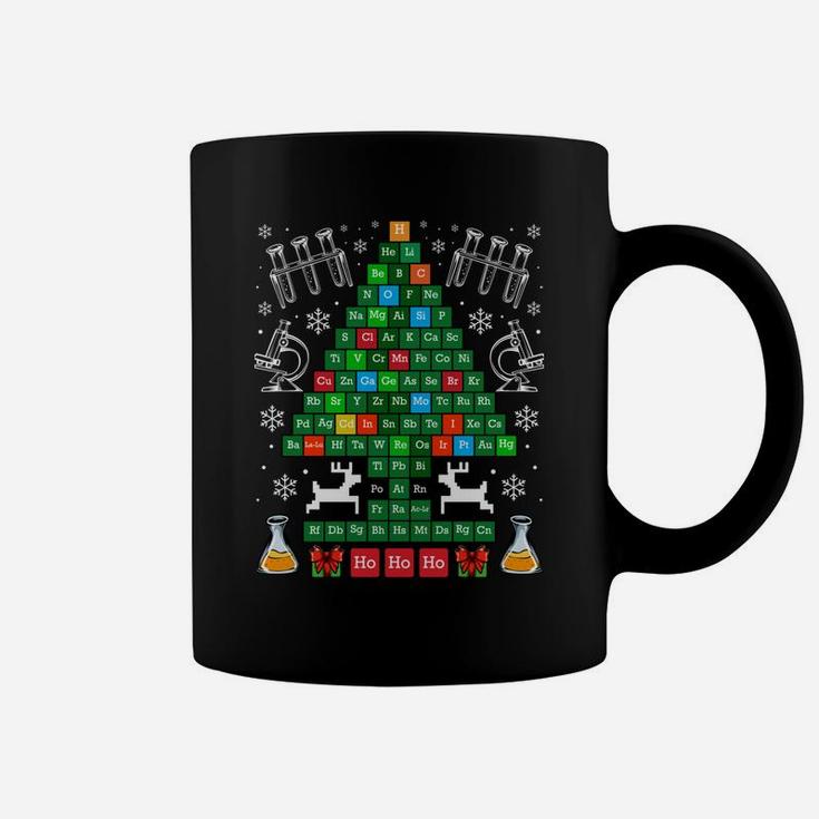 Oh Chemistree Christmas Chemistry Science Periodic Table Coffee Mug