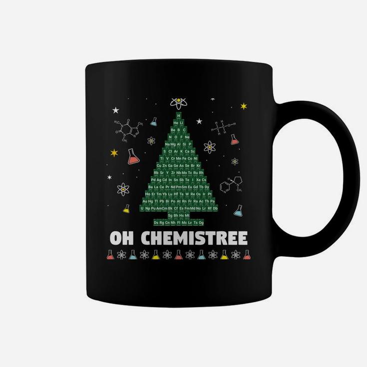 Oh Chemistree Periodic Table Chemistry Christmas Tree Coffee Mug