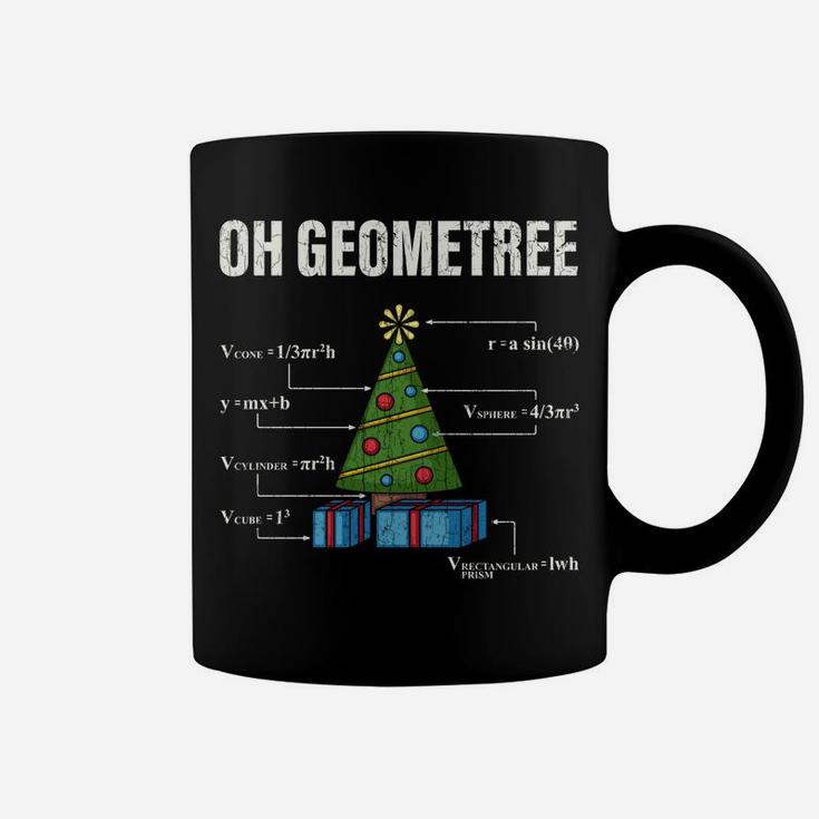 Oh Geometree Apparel Funny Geometry Gift Christmas Math Tree Sweatshirt Coffee Mug