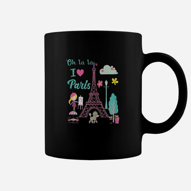 Oh La La I Love Paris Eiffel Tower French Traditions Coffee Mug