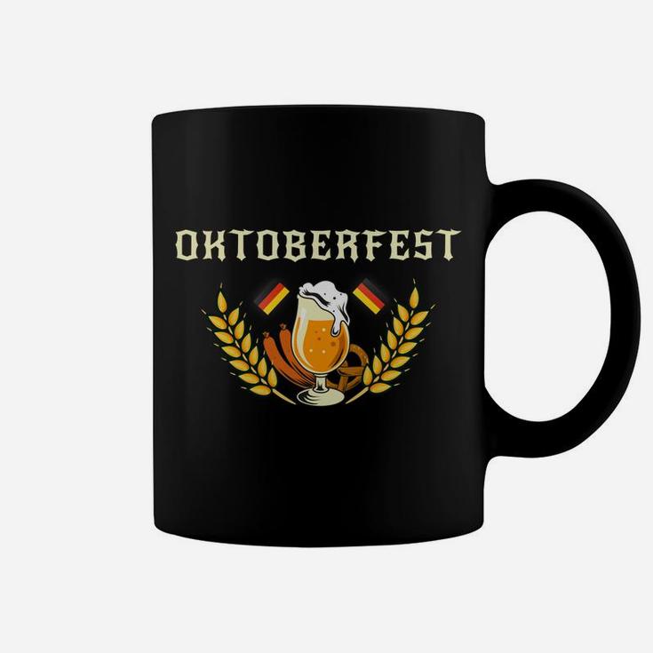 Oktoberfest German Flag Beer Festival Sausage Vintage Retro Sweatshirt Coffee Mug