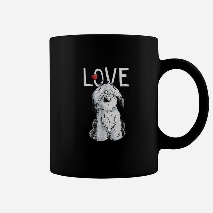 Old English Sheepdog Love Coffee Mug