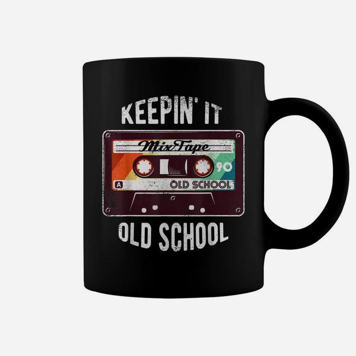 Old School Hip Hop 80S 90S Mixtape Graphic T Shirt Coffee Mug