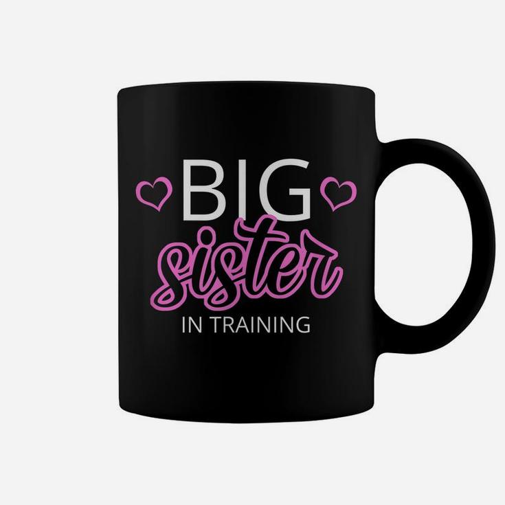Older Sibling Big Sister In Training Shirt Gift Baby Reveal Coffee Mug