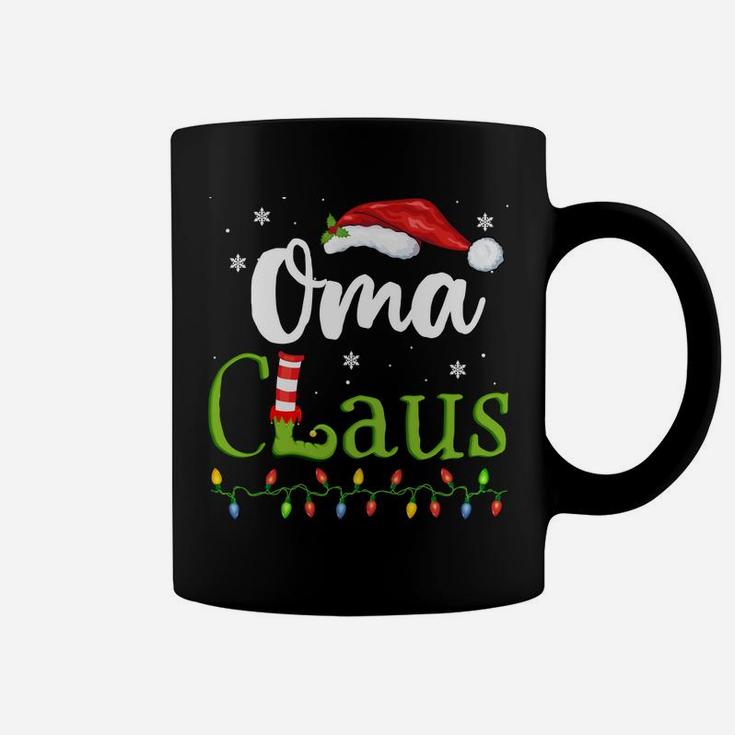 Oma Claus Funny Grandma Santa Pajamas Christmas Gift Idea Coffee Mug