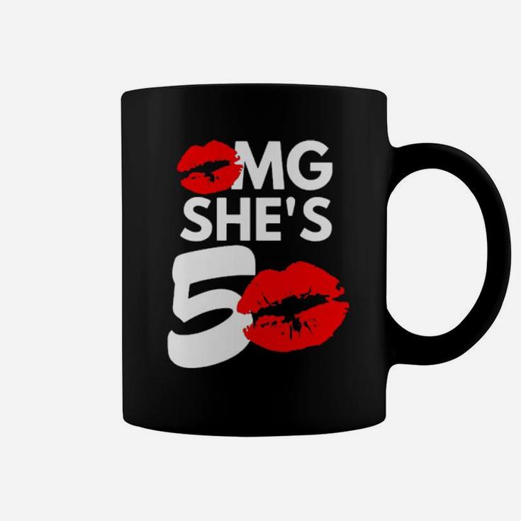 Omg She Is 50 Coffee Mug
