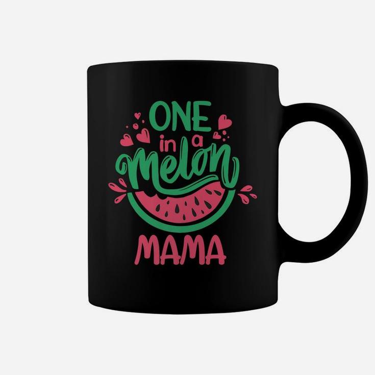 One In A Melon Mama Summer Fruit Watermelon Theme Kids Party Coffee Mug