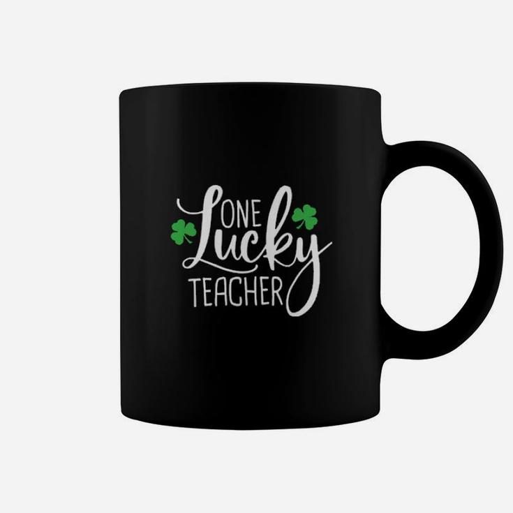 One Lucky Irish Teacher Coffee Mug