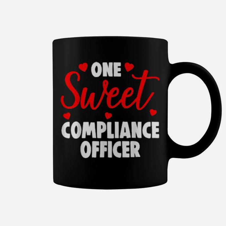 One Sweet Compliance Officer Valentines Day Coffee Mug