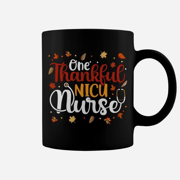 One Thankful Nicu Nurse Thanksgiving Day Nurse Cute Gifts Sweatshirt Coffee Mug