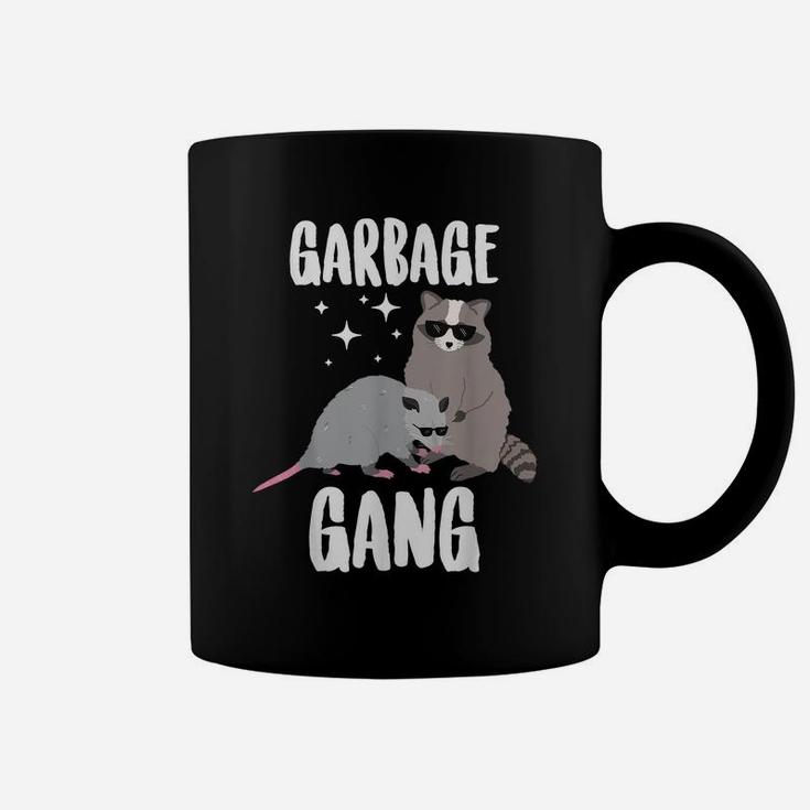 Opossum And Raccoon Shirt Garbage Gang Funny Animals T-Shirt Coffee Mug