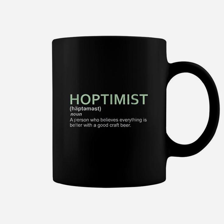 Original Hoptimist Definition Gift For Craft Beer Lovers Coffee Mug