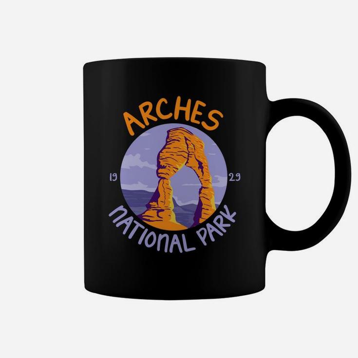 Outdoor National Park Tshirt Arches 1929 Moab Utah Coffee Mug