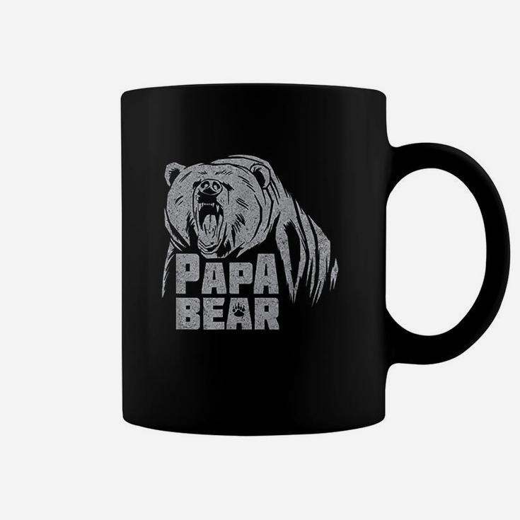 Papa Bear Daddy Father Roaring Grizzly Fathers Day Gift Coffee Mug