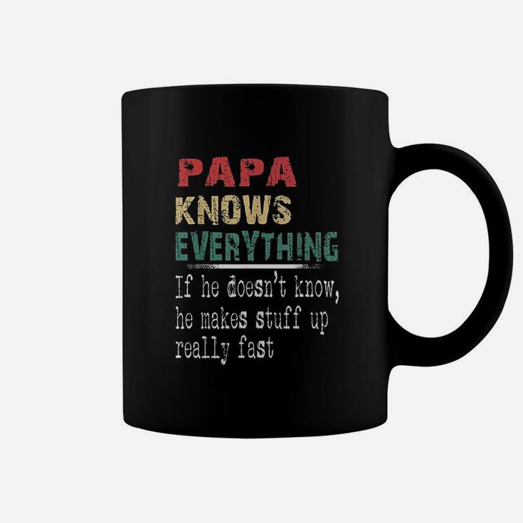 Papa Knows Everything Coffee Mug