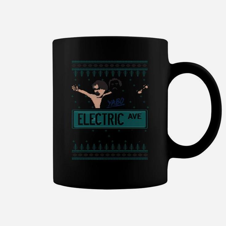 Pardon My Take Electric Avenue Ugly Christmas Sweater Coffee Mug