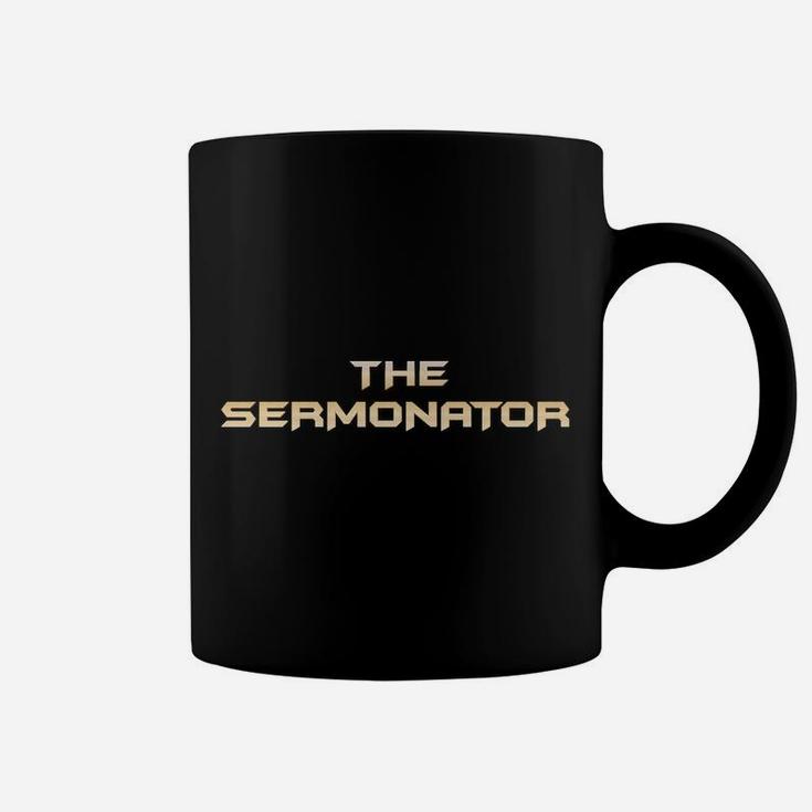 Pastor Appreciation Gifts - The Sermonator Funny Preacher Coffee Mug
