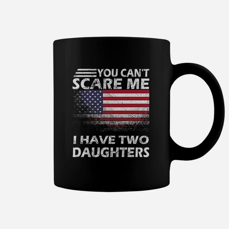 Patriotic Two Daughters Gifts Funny Mom And Dad 2 Daughter Coffee Mug